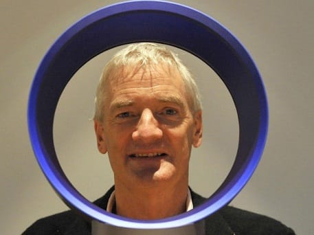 James Dyson and the bladelsss fan - New data puts UK manufacturing growth at 10-month high 