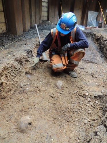 Roman skull under London