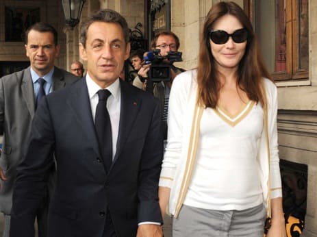 Nicolas Sarkozy and Carla Bruni 