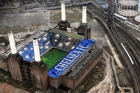 Battersea Power Station Chelsea stadium. Image via Twitter