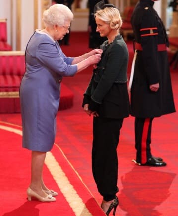 Thea Green, founder, Nails Inc. gets an MBE from the Queen