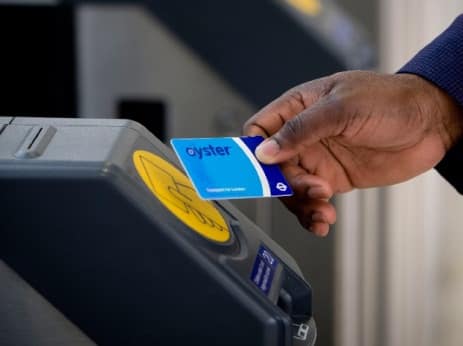 Oyster card Tube fares