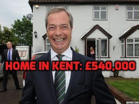 Nigel Farage home in Kent