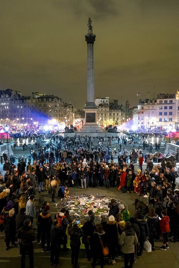 Trafalgar Square in Paris tribute