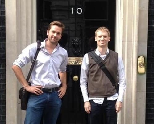 Andrew Hunter and Doug Munro at No. 10