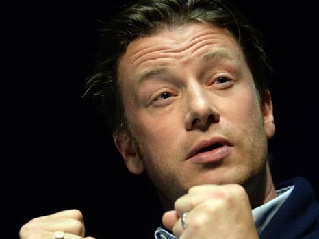 Jamie Oliver fists