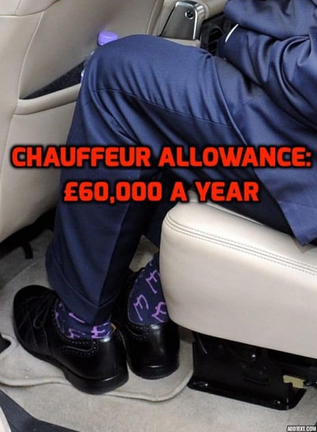 Nigel Farage's chauffeur allowance