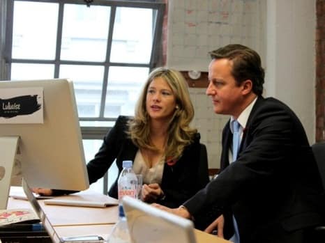 Alexandra Chong with the PM