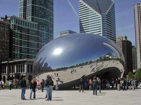 The magnificent Cloud Gate in Chicago, Kapor at his best. © Reinier de jong