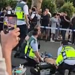 A man is in a life-threatening condition  after being hit by a car in Golders Green