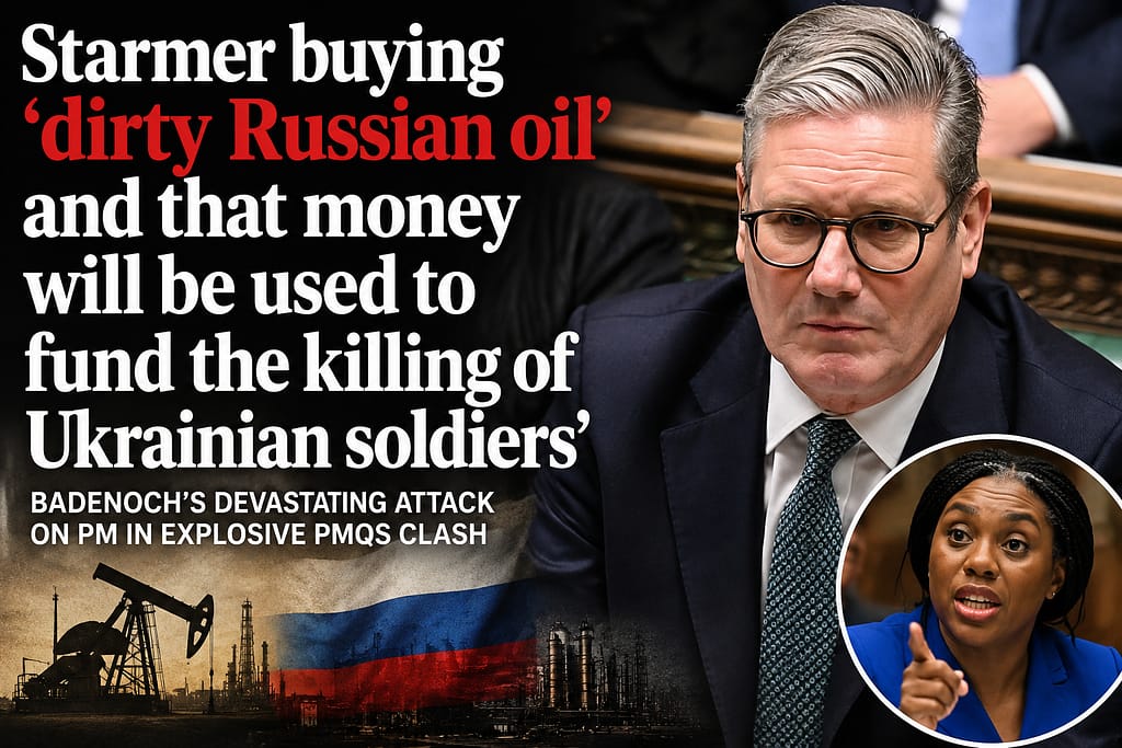 Badenoch blasts Starmer for buying Russian oil which will fund Putin's war - London Business News | Londonlovesbusiness.com