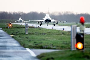 Air Force temporarily relocates Eurofighter from Wittmund to Laage