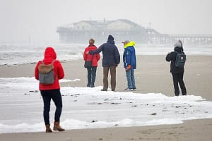 Stormy weather at the North Sea