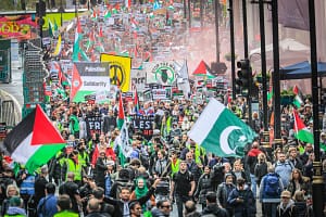 National March for Palestine, London, UK