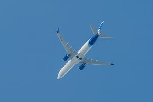 Airplane over Saarmund