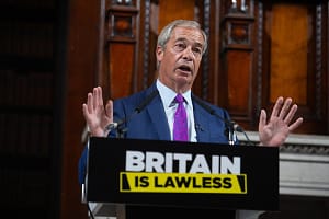 Nigel Farage speach Justin Ng Avalon