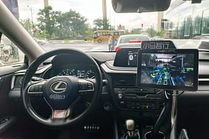 L4-level AI Autonomous Driving Car Experience Event at the 2025 WAIC in Shanghai