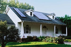 The role of home battery storage in emergency preparedness plans Solar panels on house