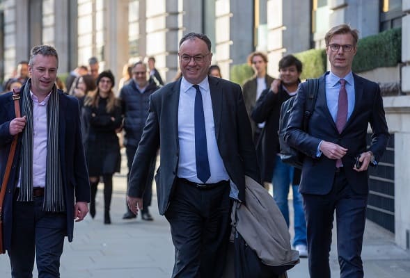 Andrew Bailey Bank of England govenor
