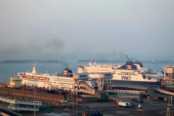 Eastern Docks Ferry Terminal, Dover town……….