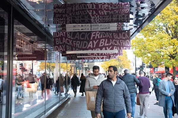 Black Friday Sales Signs – Thursday 23 November – Oxford Street, London