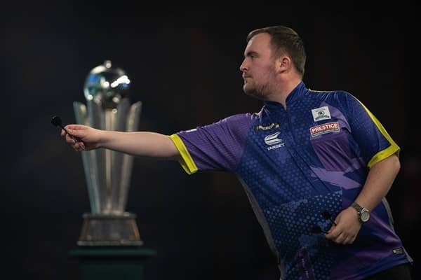 Darts Paddy Power 2024 PDC World Darts Luke Littler (ENG) during the 2024 Paddy Power Darts World Championship, WM, Welt
