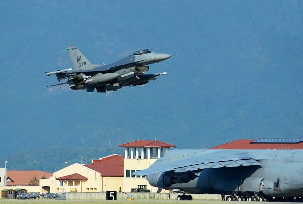 F-16 fighter jet File pic.