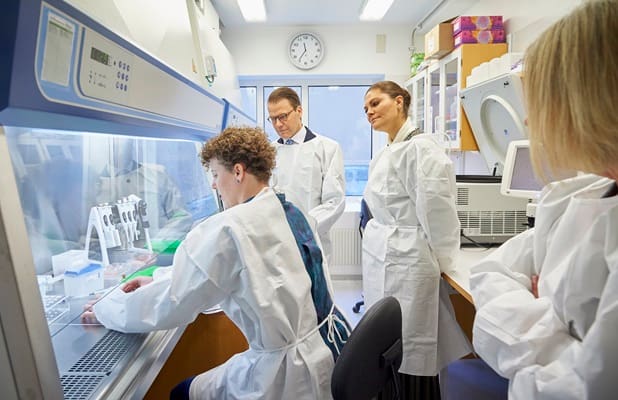 The Swedish Princess couple Victoria and Daniel visit Medicon Valley in Lund