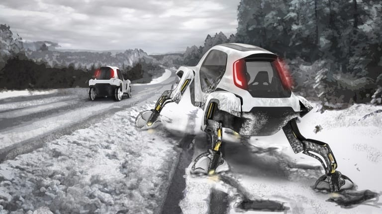 Hyundai Introduces the Ground‑Breaking Walking Car Concept