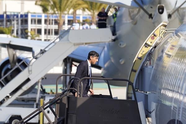 Sunak Lives Lavishly on Taxpayers\’ Money as He\’s Whisked to the Skies in an RAF Jet