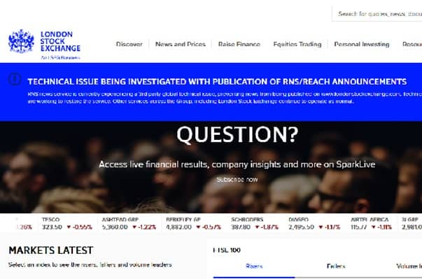 Global Microsoft Outage Forces London Stock Exchange, Banks, Airlines & Businesses Offline