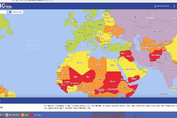 Risk map 2025: Heightened geopolitical tensions increase security risk ratings in a fragmenting world