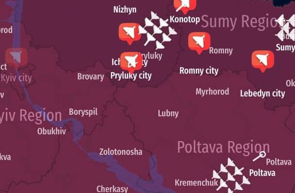 Russia launched 167 drones and fired ballistic missiles overnight leading to further explosions across Ukraine