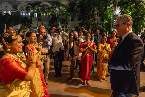 Prime Minister Keir Starmer meets UK and Indian businesses