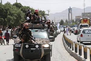 UK is being 'taken advantage of' as Afghan asylum seekers who fled Taliban go back for a ‘holiday’ Taliban Fighters 31 August Afghanistan EPN Newscom Newscom Avalon
