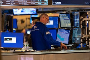 Mayor Eric Adams Rings the Opening Bell at the New York Stock Exchange Amid Russian Sanctions