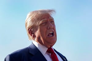 Trump Departs for Scotland