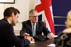 Prime Minister Keir Starmer speaks with Ukraine and Poland
