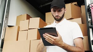 Delivery driver, courier, parcels, logistics