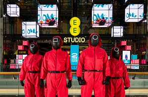EE and Netflix launch exclusive Squid Game 2 experience at the EE Studio in Westfield White City this weekend EE and Netflix Squid Games