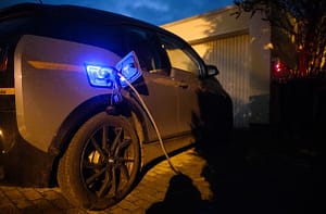 Home charger for electric car