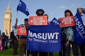 Right to Strike protest