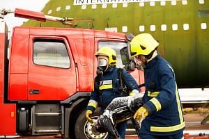 Firemen training