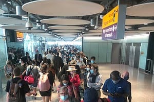 Tom Kibasi/Twitter Heathrow Airport Terminal 5