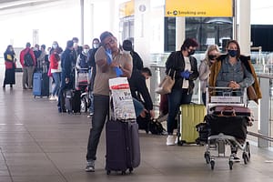 Heathrow airport queues Xinhua NewsAgency Avalon