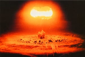 nuclear explosion File pic.