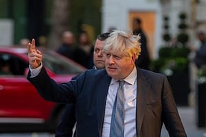 Boris Johnsonin Westminster