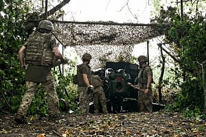 Artillery unit of 128th Brigade in Zaporizhzhia direction