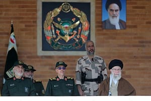 Iranian Leader attends armed forces students graduation