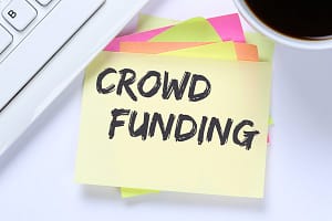 Crowd Funding Crowdfunding online Geld sammeln Internet Business Schreibtisch Crowd Funding Crowdfunding online Geld sam